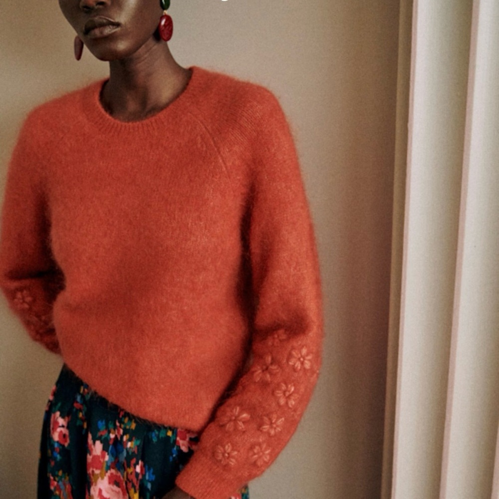 Sezane Melanie Jumper in Rust
